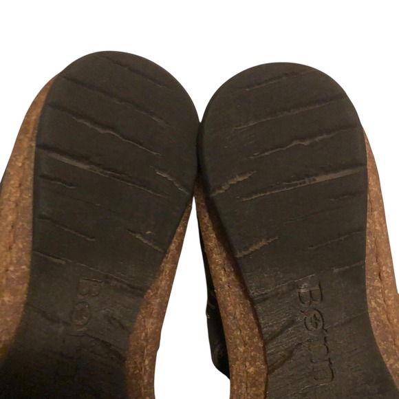 BORN - Women's Nea Navy Nubuck Leather Gladiator‎ Sandals - Size 8 - Picture 11 of 12